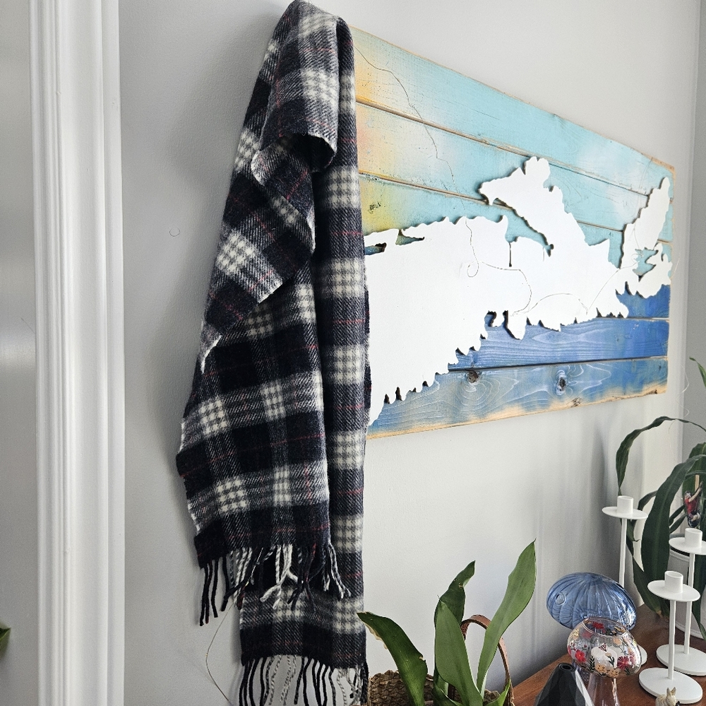 L.L Bean Ireland 100% Lambswool Scarf